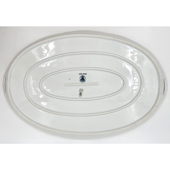 Schumann Arzberg Briar Rose 16" Oval Platter w/ Handles Bavaria Germany 1950s - Picture 10 of 10